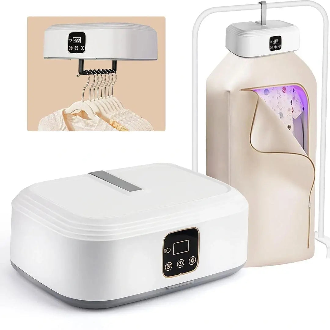 مجفف ملابس قابل للطي مع ريموت