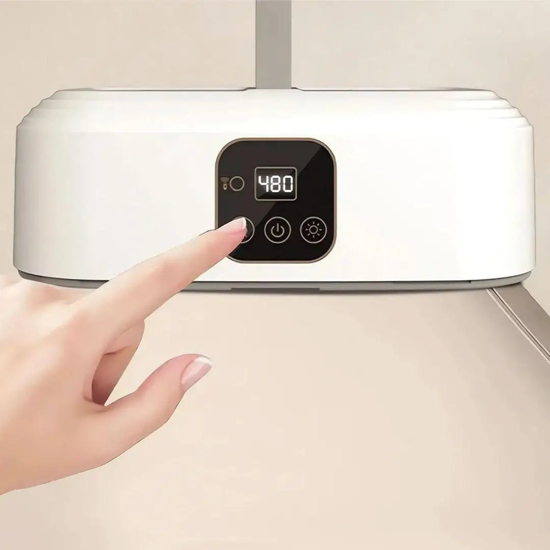 مجفف ملابس قابل للطي مع ريموت